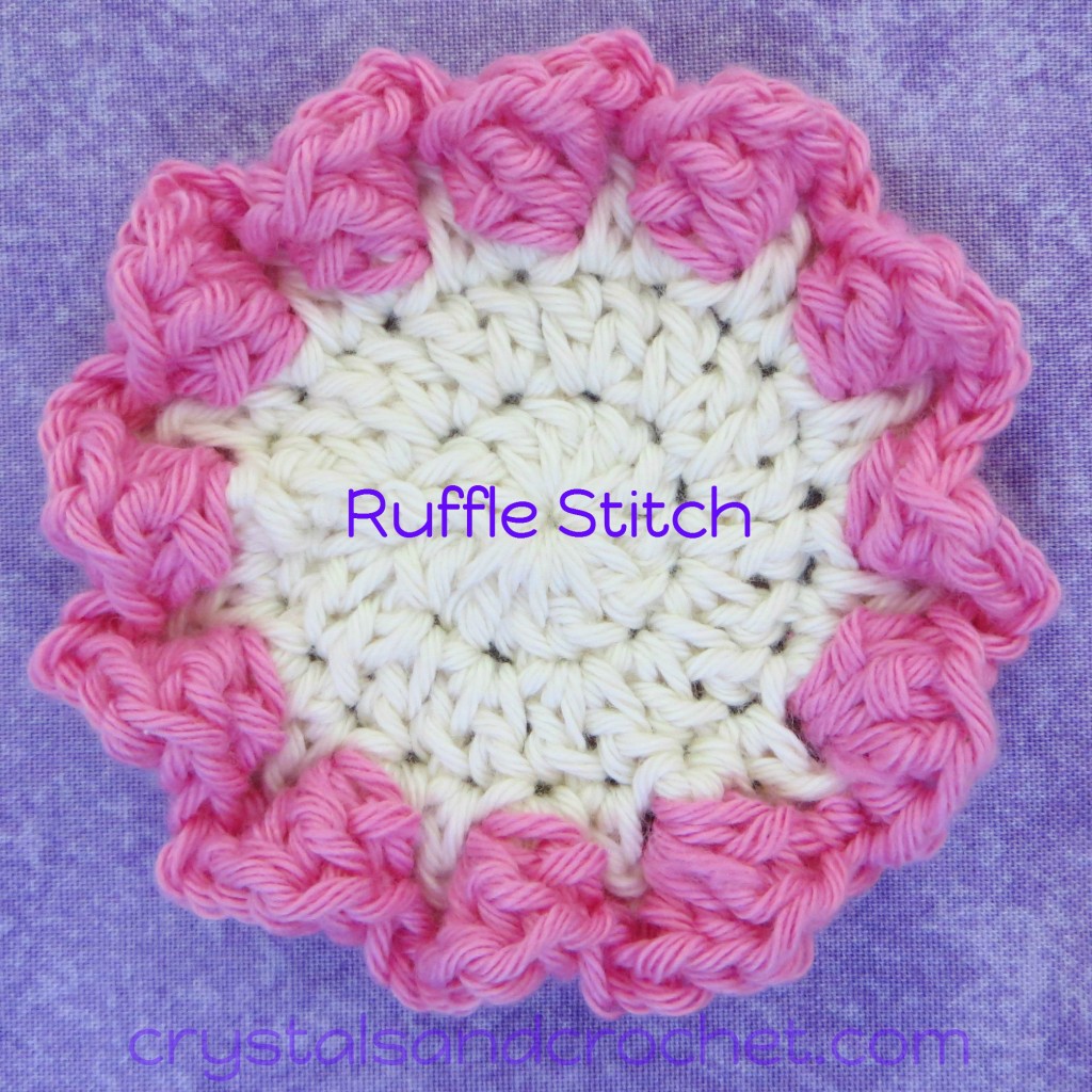 ruffle stitch this is another favourite stitch of mine i love any ...