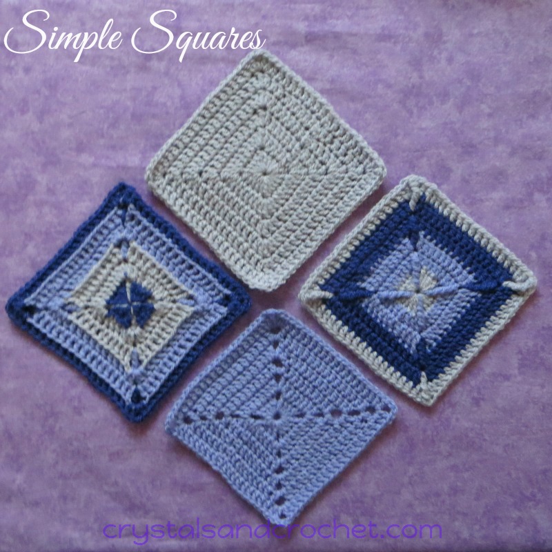 Simple Squares Crystals & Crochet