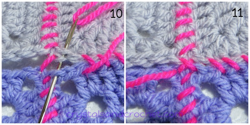 whip stitch and mattress stitch join sewing squares together a very ...