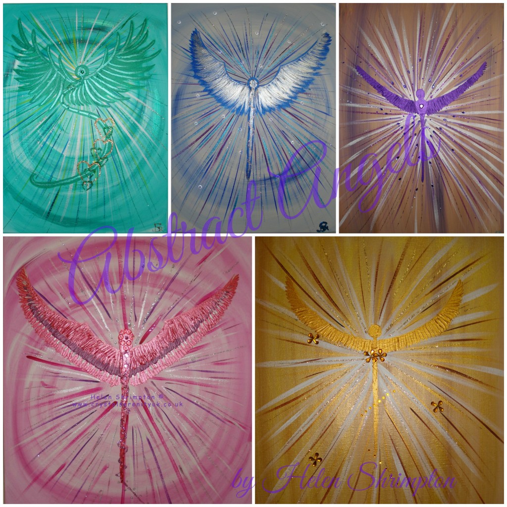 abstract angels